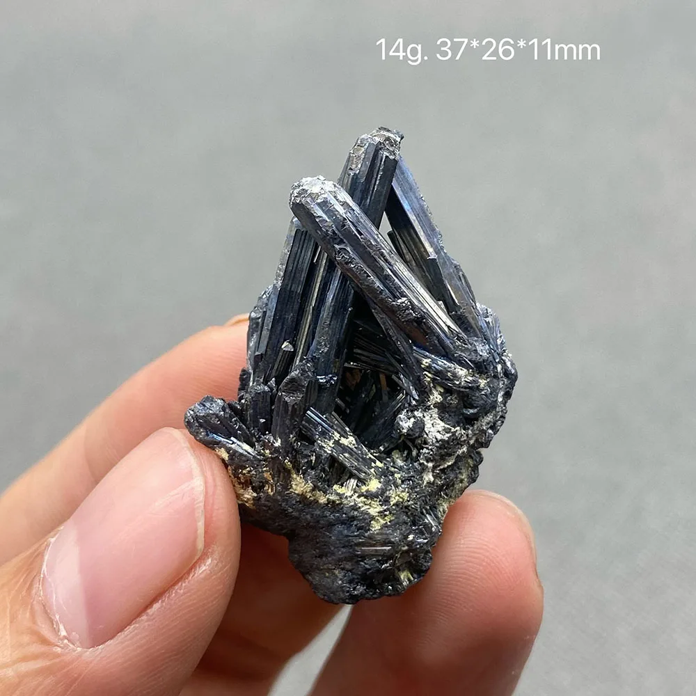 100% Natural rare Stibnite mineral specimen stones and crystals healing crystals quartz gemstones from China free shipping