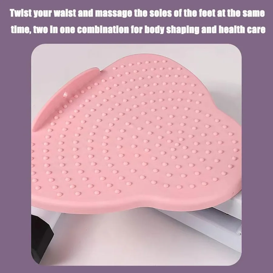 Waist Whisper Waist Twisting Machine, Waist Sculptor Machine Twiister with Handles and Drawstring, Waist Slimming Balance Rotati