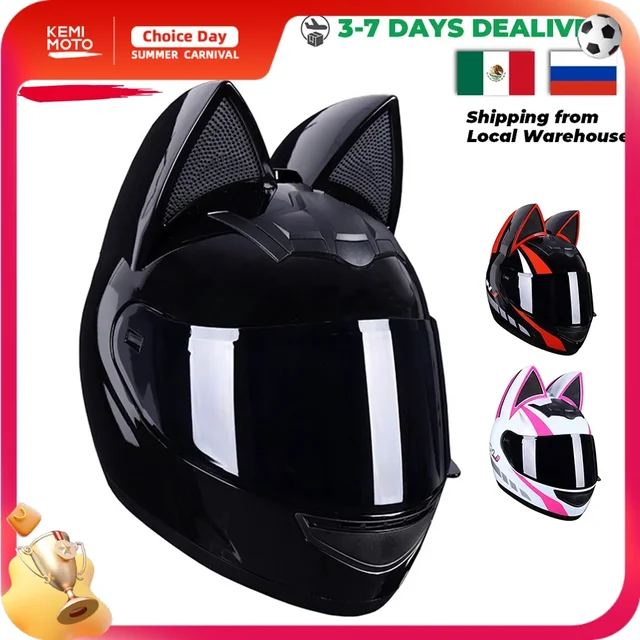 고양이 귀가 달린 풀페이스 오토바이 헬멧 알리 상품 후기 고양이 귀가 달린 풀페이스 오토바이 헬멧 알리 상품 후기