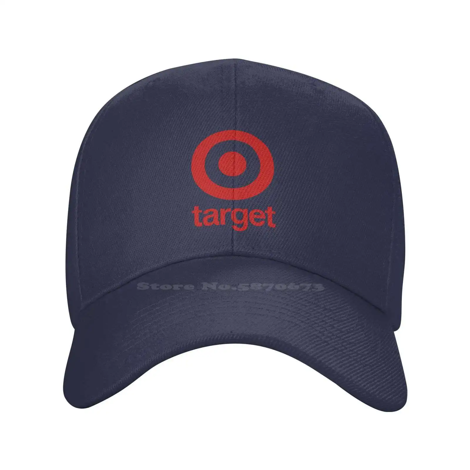 

Target Logo Print Graphic Casual Denim cap Knitted hat Baseball cap