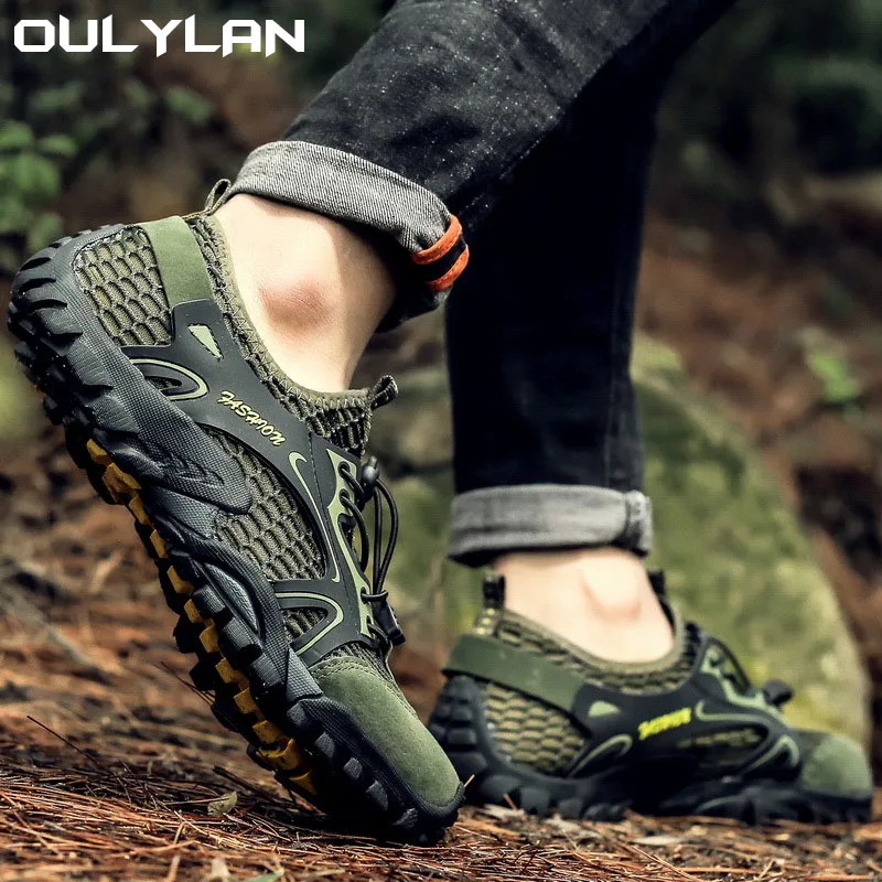 Breathable Beach Wading Shoes Training Sneakers Caminhadas Trekking Shoes for Women Summer Outdoor Non-slip Hiking Shoes Men