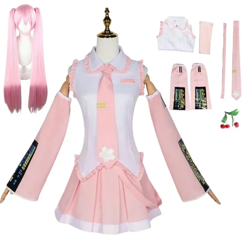 Costume di Halloween 2026 per cosplay Miku tema Sakura