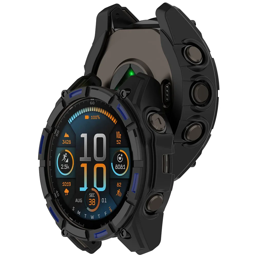 Silicone Protective Watch Cover for Garmin Fenix8 Solar and AMOLED