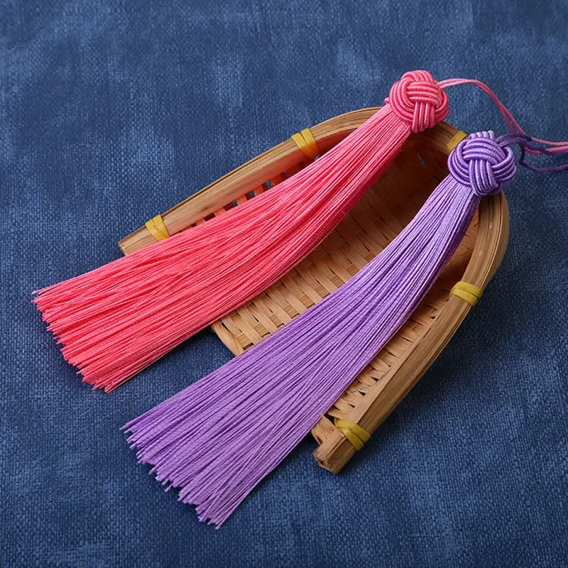Silk Tassels Pineapple CapTassels Fringe Brush Pendants for DIY Jewelry Making Home Decor 1PC