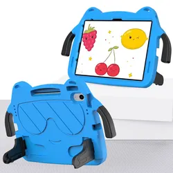 Kids Protective EVA+PC Case for iPad - Durable 11 - inch and 10.9 - inch Cover (Blue)