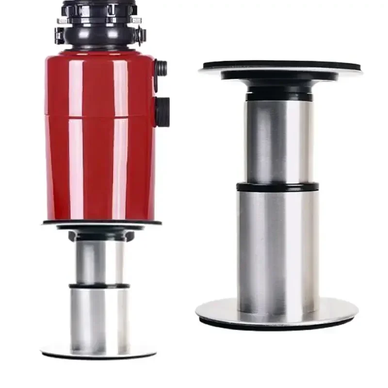 Punch-free Garbage Disposal Kitchen Food Waste Disposers Hoder with Adjustable Stainless Steel Base