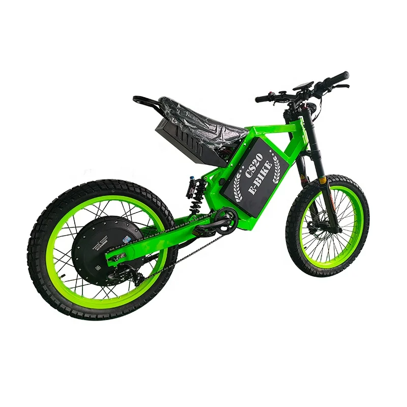 Factory Directly 8000w Big Wheel Electric Dirt Bike Enduro Ebike Mtb Full Suspen for Adult