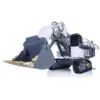 LESU Aoue 9150 1/14 RC Hydraulic Metal Excavator Double Pump Front Rear Bucket Heavy Mining Machine Toy Model TH21528-SMT3 1