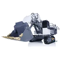 LESU Aoue 9150 1/14 RC Hydraulic Metal Excavator Double Pump Front Rear Bucket Heavy Mining Machine Toy Model TH21528-SMT3 1