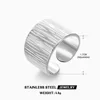 Bagues en acier inoxydable 316L pour femmes, couleur or réglable, petite étoile ouverte, bijoux féminins, cadeaux de mariage, nouvelle tendance