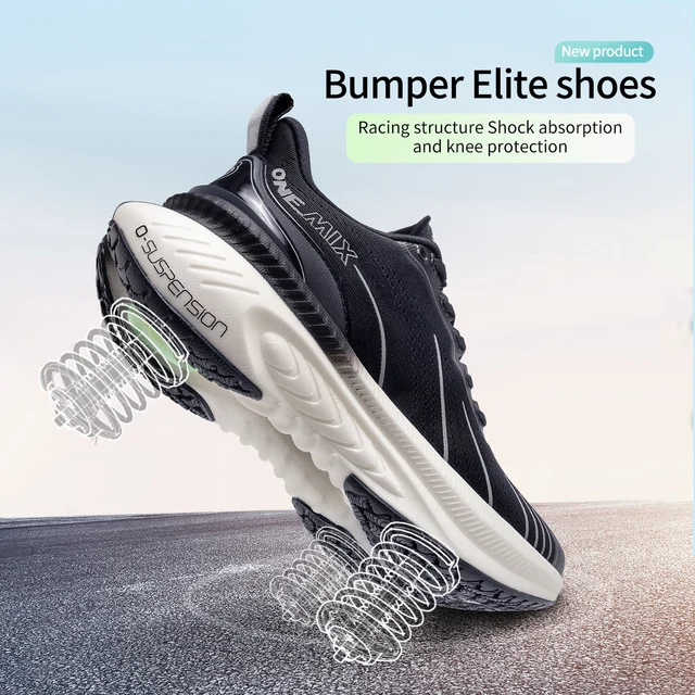 ONEMIX-Chaussures de course à lacets pour hommes et femmes, baskets de sport, d'athlétisme, d'extérieur 2