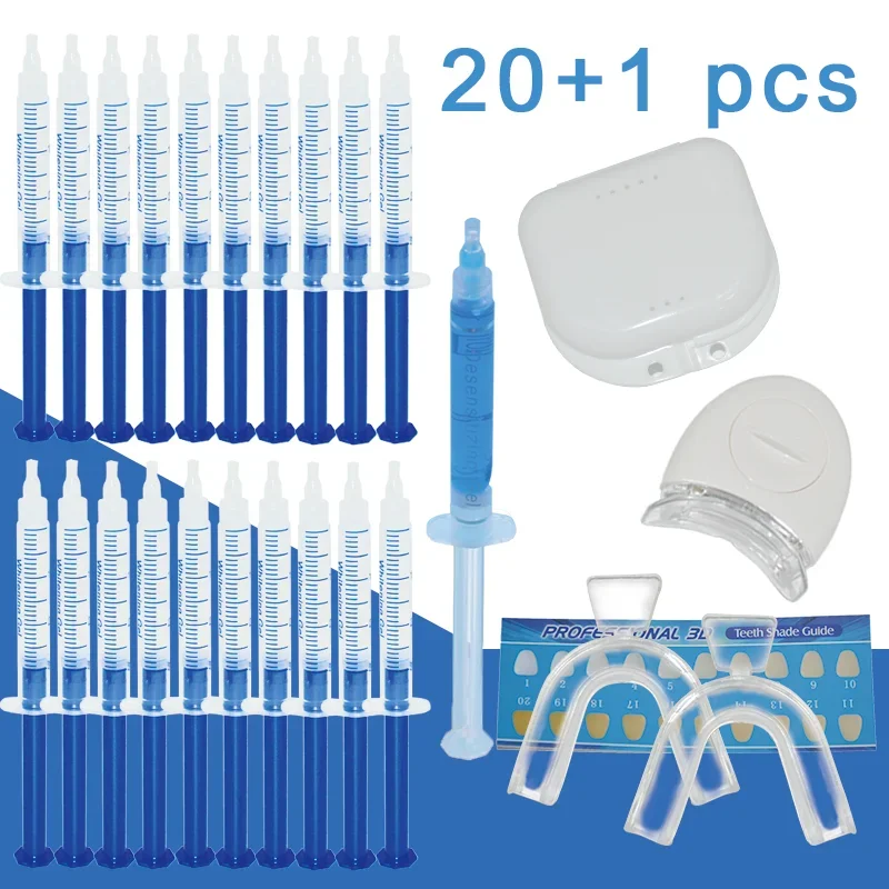 

20/10/pcs Dentist Teeth Whitening 44% Peroxide Dental Bleaching System Oral Gel Kit Tooth Whitener Dental Tools