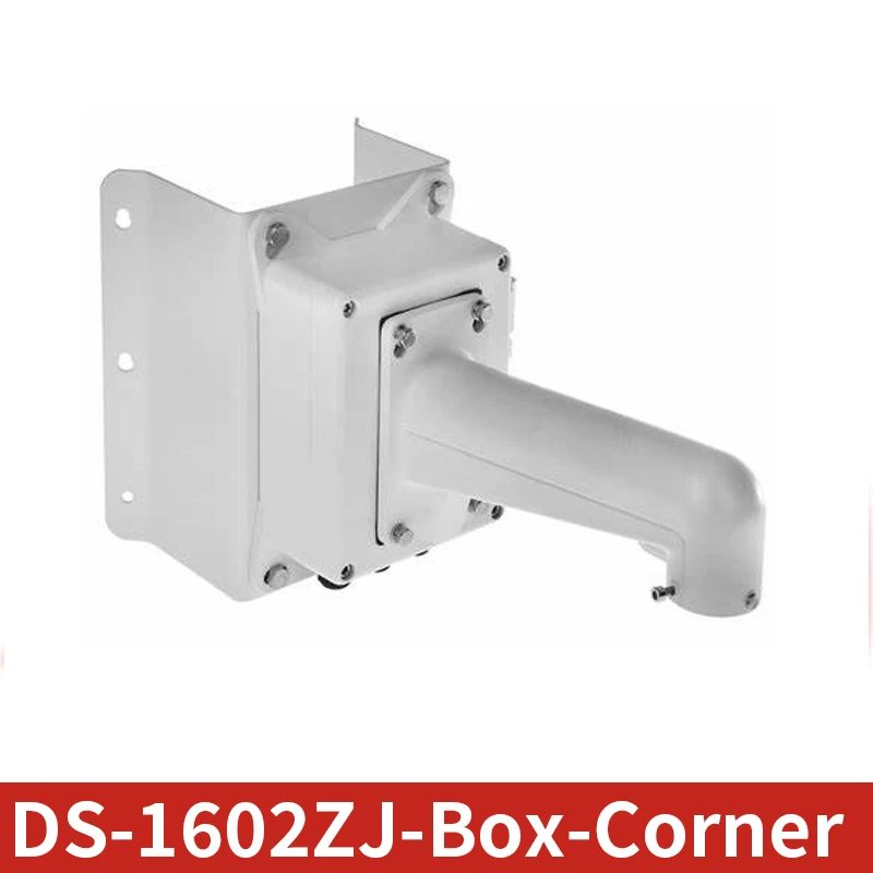 Supporto Angolare Hikvision DS-1602ZJ-CORNER Per Telecamere Di Sicurezza | Esterno In Alluminio Bianco