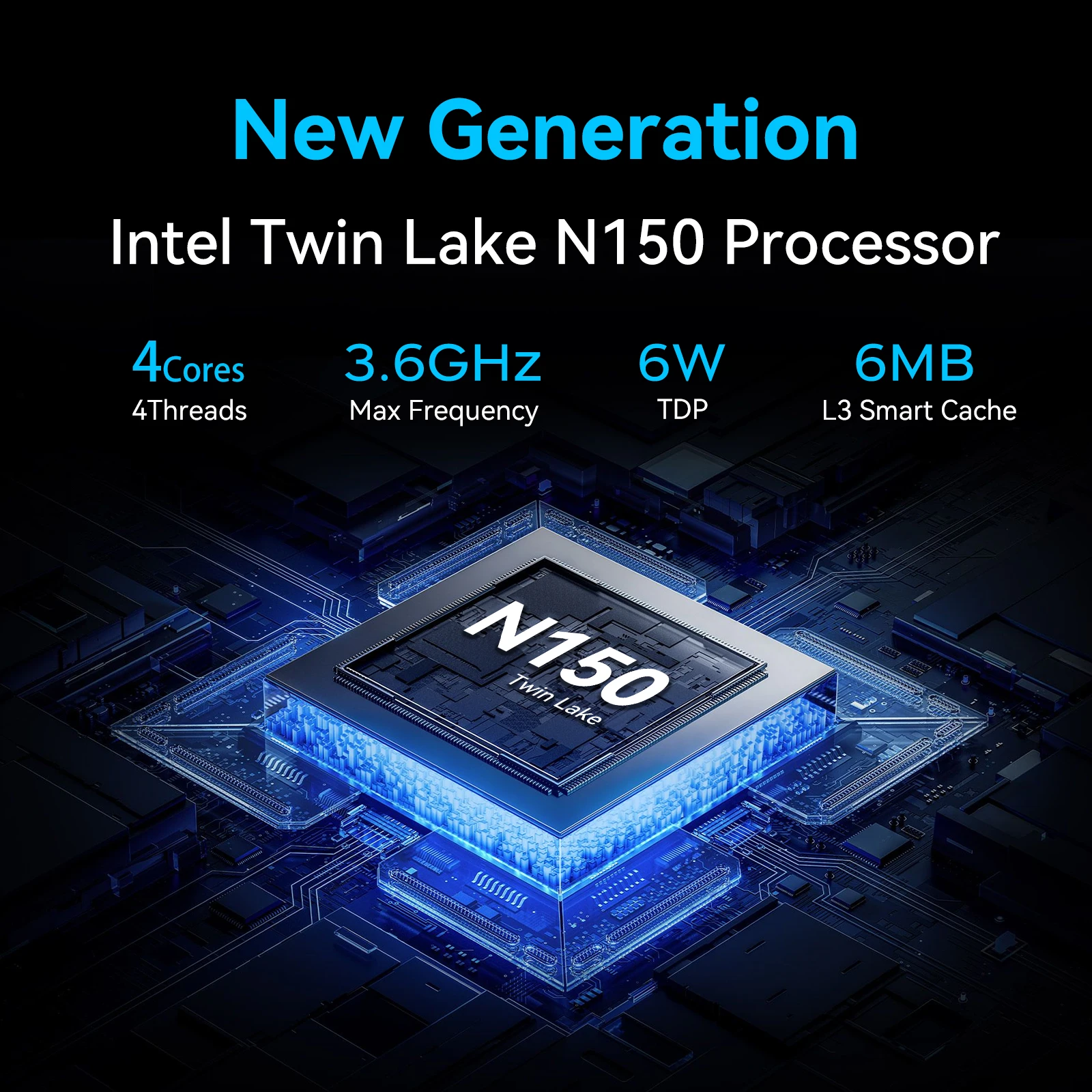 MOREFINE M10S Mini pc N150 (up to 3.6GHz)12GB DDR5 RAM 16TB M.2