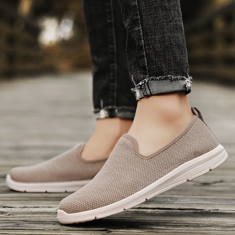 thumbnail image 2 of Men's Slip-On Running Sneakers - Lightweight Breathable Casual Shoes For Walking, Gym & Commute 2 of 6