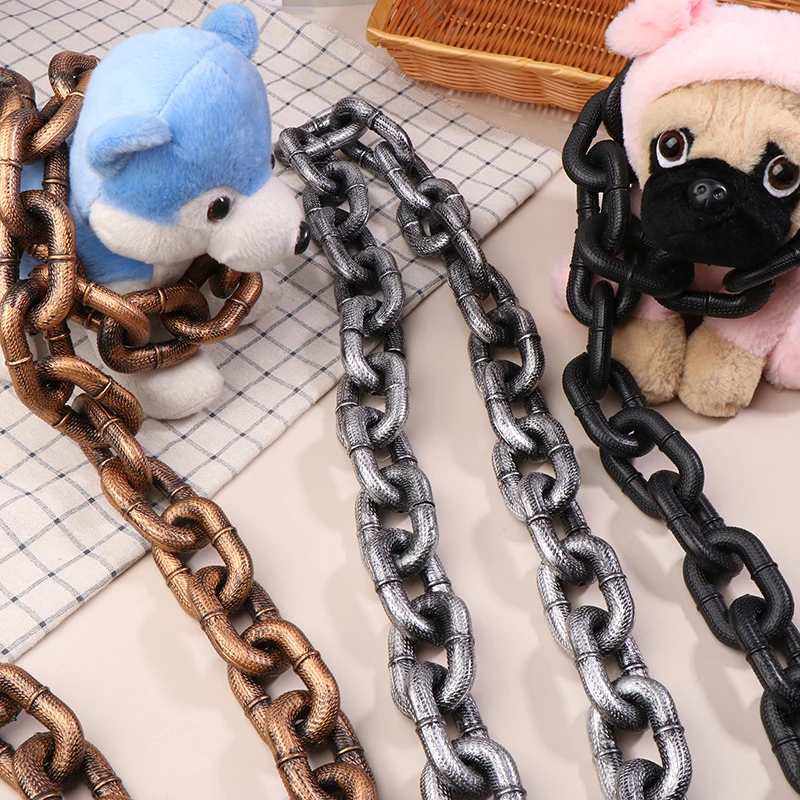 Leash Simulation Life-Like Iron Chain For Dog Pet 1