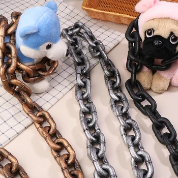 Leash Simulation Life-Like Iron Chain For Dog Pet 1