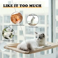 Cat Hammock Pet Cat Bed Sunny Window Seat Washable Detachable  Suction Shelf Bag Beds Seat For Cat Sleeping Pet Accessories 1