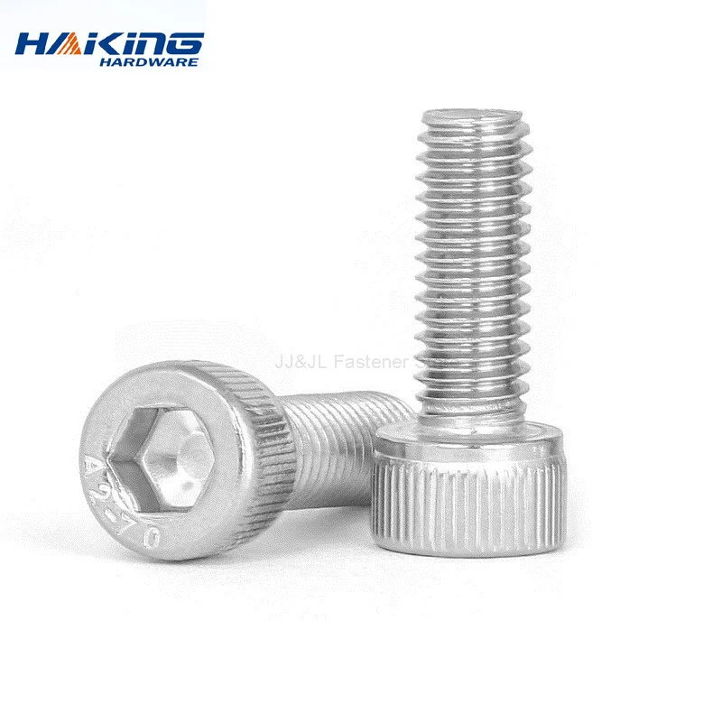 50pcs A2 Stainless Steel hex socket head cap screw m2 m2.5 m3 screws high strength bolt Allen Bolt L=3-45mm