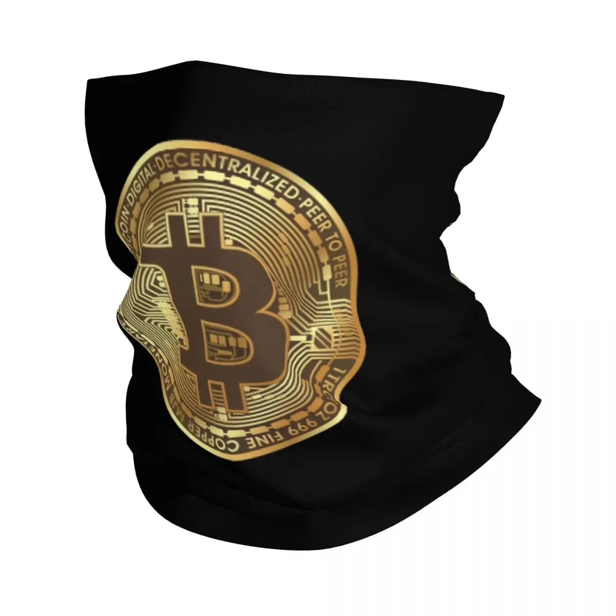 

Crypto BTC Cryptocurrency Bandana Neck Gaiter Printed Bitcoin Mask Scarf Headband Outdoor Sports for Men Women Adult Breathable