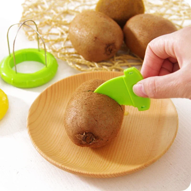 Reheyre Portable Kiwi Peeler - Practical ABS Fruit Cutter Slicer