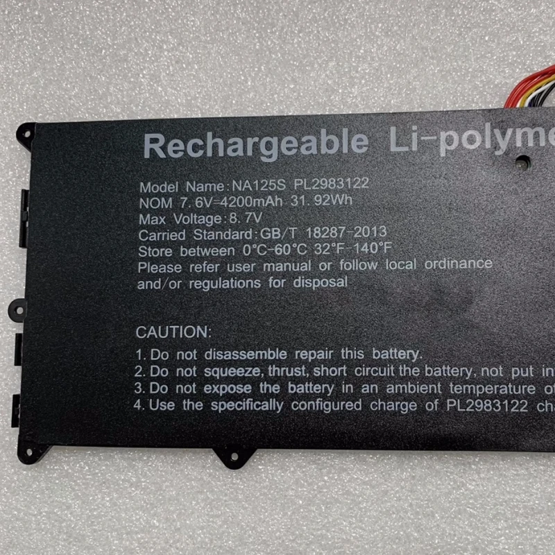 Bateria do Portátil Pl2983122 para Nimi N125s para Nex125s z3 Z313q8504t64x2 Pl27831222s1p Pl3082122 x 2s - Imagem 4