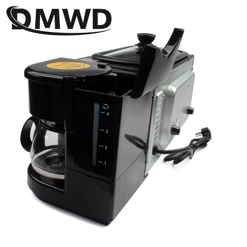 110V/220V 3-in-1 Breakfast Machine Drip American Coffee Maker Cooker Teppanyaki Bread Pizza Oven Egg Omelette Frying Pan Toaster 4