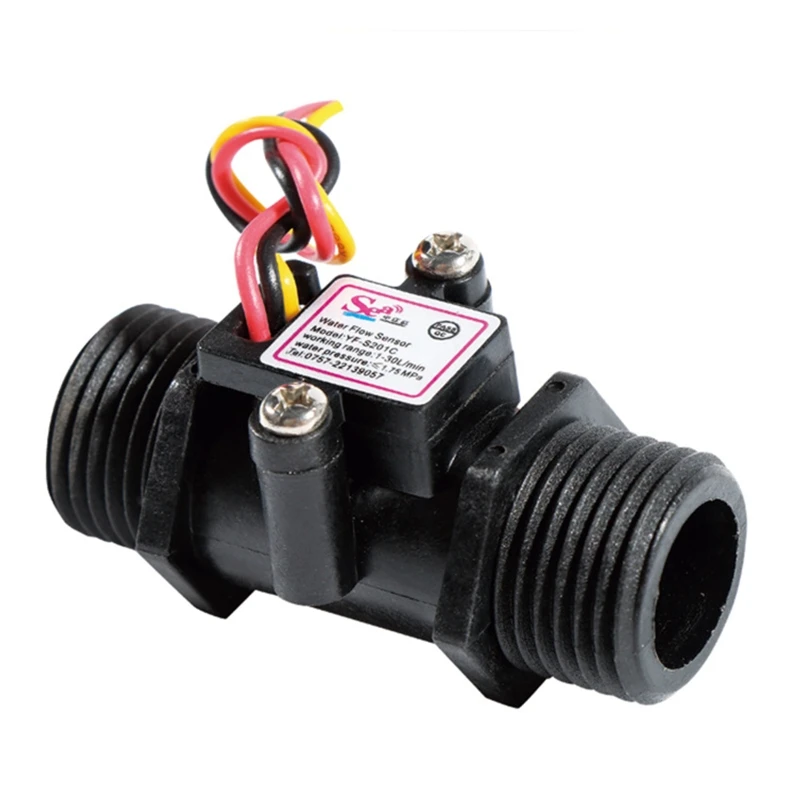 

G1/2" Water Flow Flow Meter Flowmeter Counter DC3.5-24V