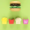 Play Food Toys Set Play House Kitchen Sandwich Fries Burger Children's Simulations Homa House Simulators Toy Kids DIY Fast Food 4