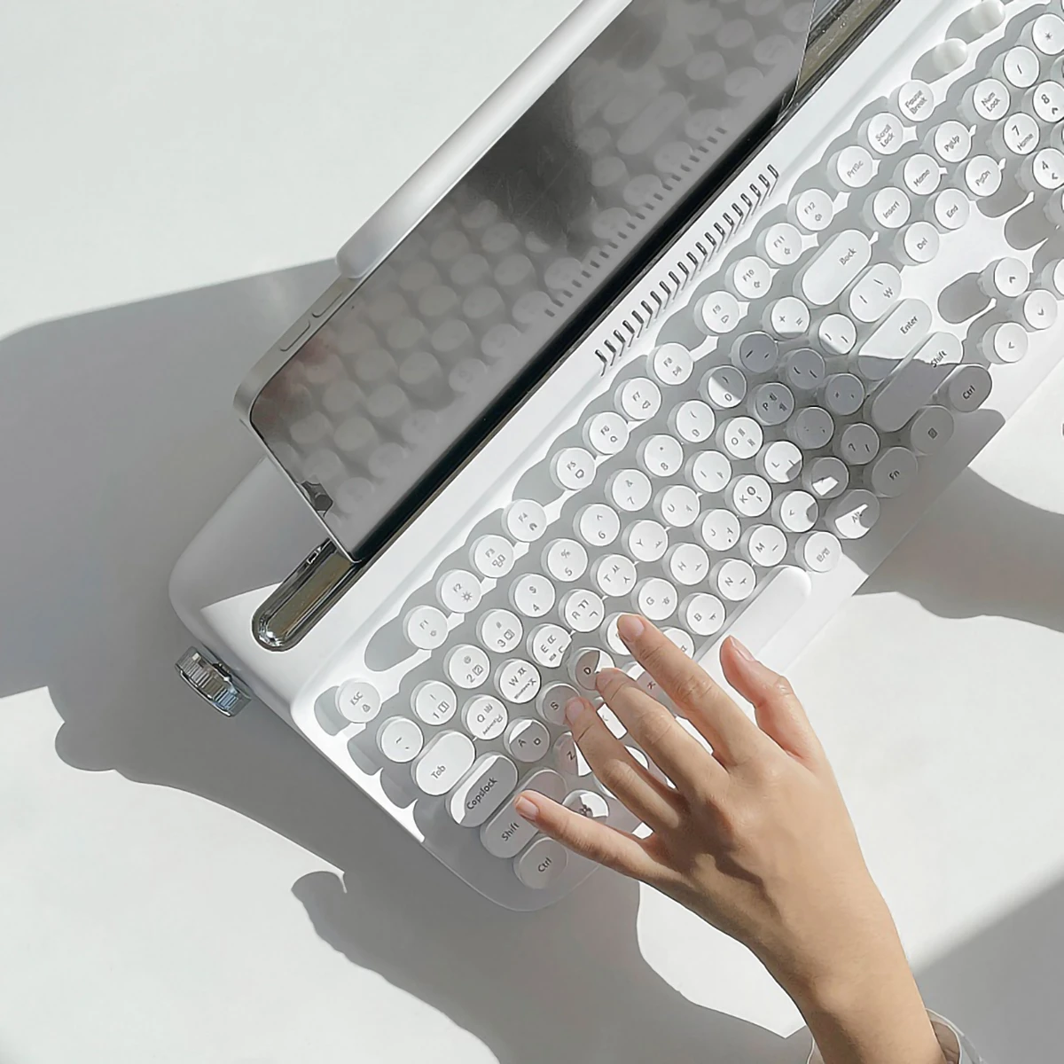 zak President Motiveren Retro tablet extern toetsenbord ipad universeel bluetooth toetsenbord  meisje schattig toetsenbord voor apple huawei mobiele telefoon| | -  AliExpress