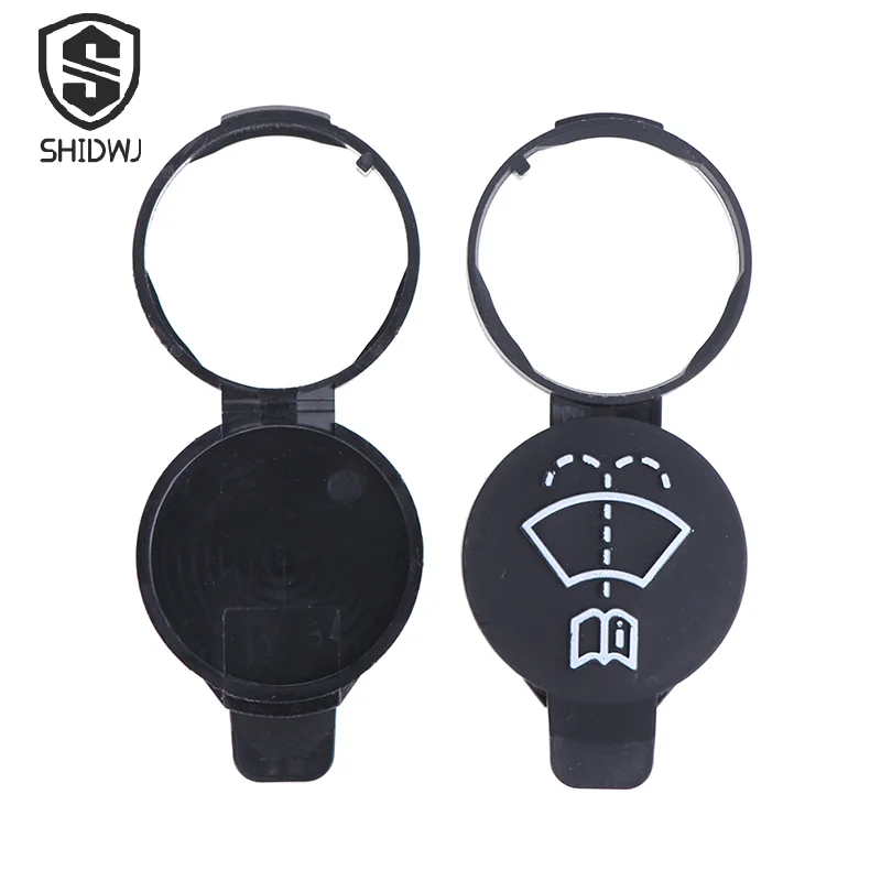 2Pcs 자동차 세탁기 물 탱크 병 뚜껑 앞 유리 와이퍼 유체 저수지 커버 자동차 액세서리