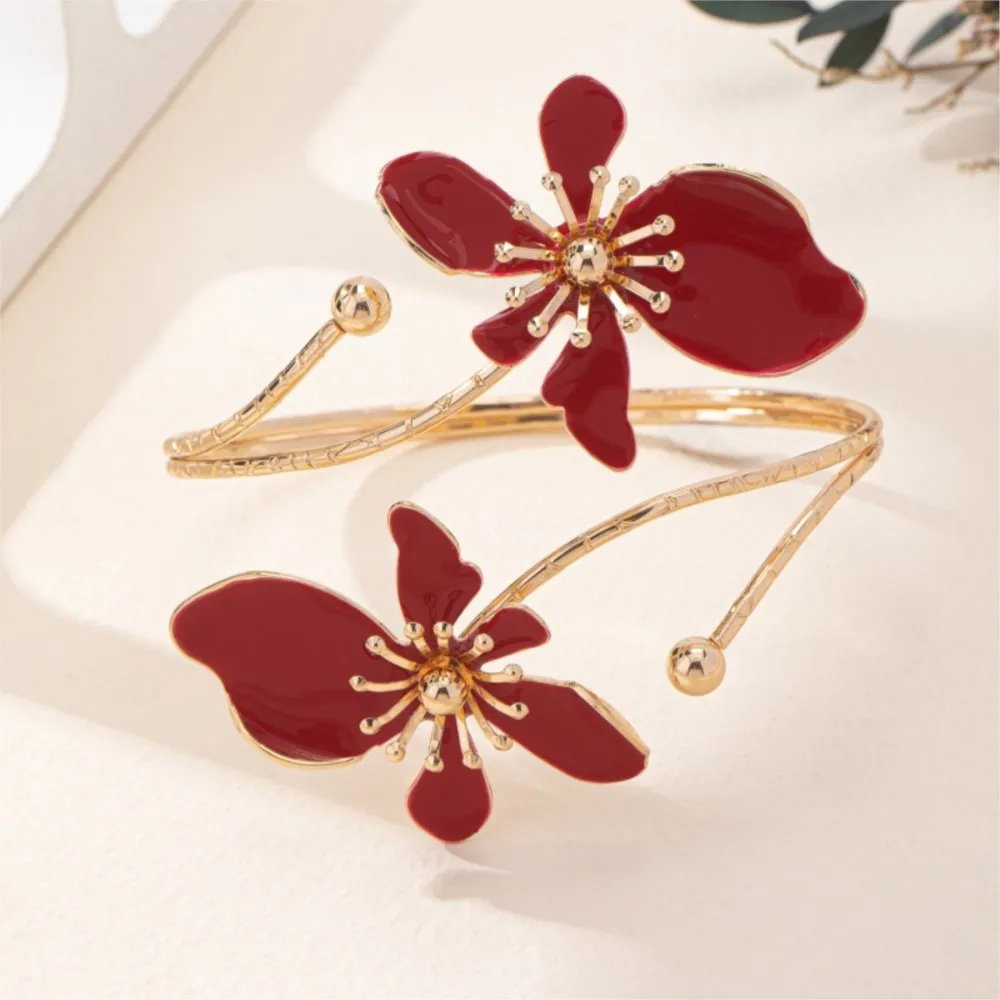 Elegant Chic Adjustable Floral Anklet for Women Fashion Summer Vocation Floral Pattern Foot Chain  Parties & Holidays Jewelry