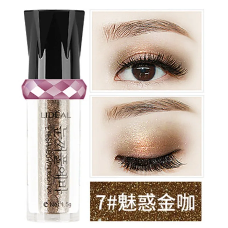 Polvo de sombra de ojos monocromático, paleta magnética de brillo alto, Bola perla, maquillaje para escenario