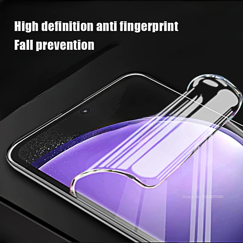 Premium Hydrogel Screen Protector - Soft TPU Protective Film, Pack of 4