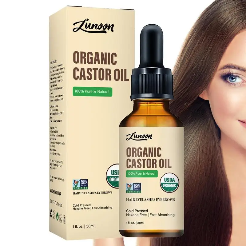 

Hair Growth Castor Oil 30ml Natural Body Massage Oil Hair Growth Oils Boost Hair Growth Strengthen Hair For Women Men Hair