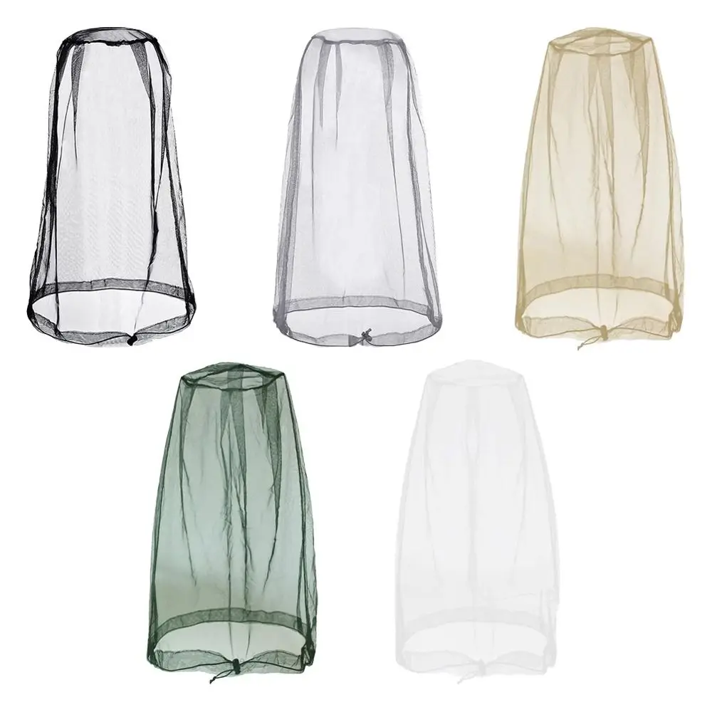 정원 가꾸기 모자 통기성 모기 헤드 네트 메쉬 경량 모자 네트 커버 모기 방지 ..