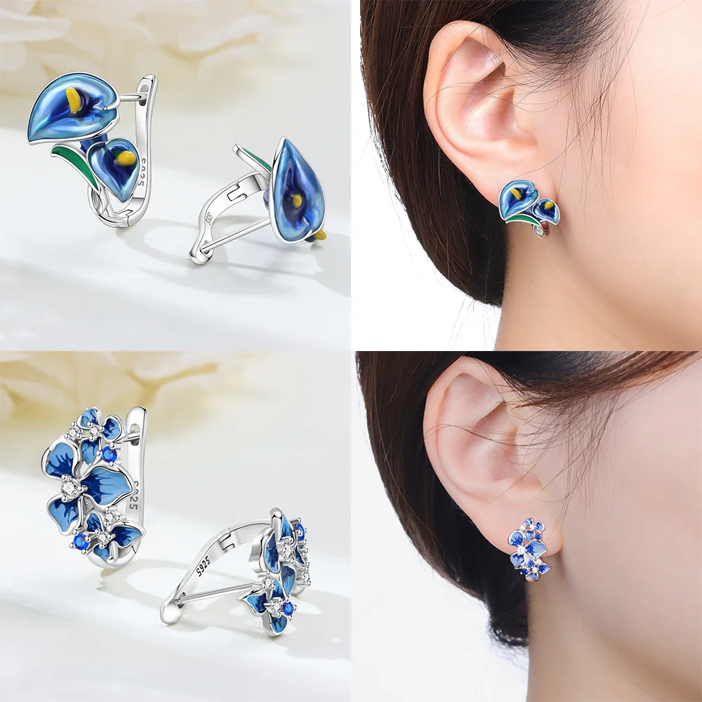 CYCUFF 925 sterling zilver hoepel oorbellen kleurrijke kubische zirkonia sieraden oorbellen voor vrouwen set oorringen geschenken voor haar CYCUFF 925 sterling zilver hoepel oorbellen kleurrijke kubische zirkonia sieraden oorbellen voor vrouwen set oorringen geschenken voor haar