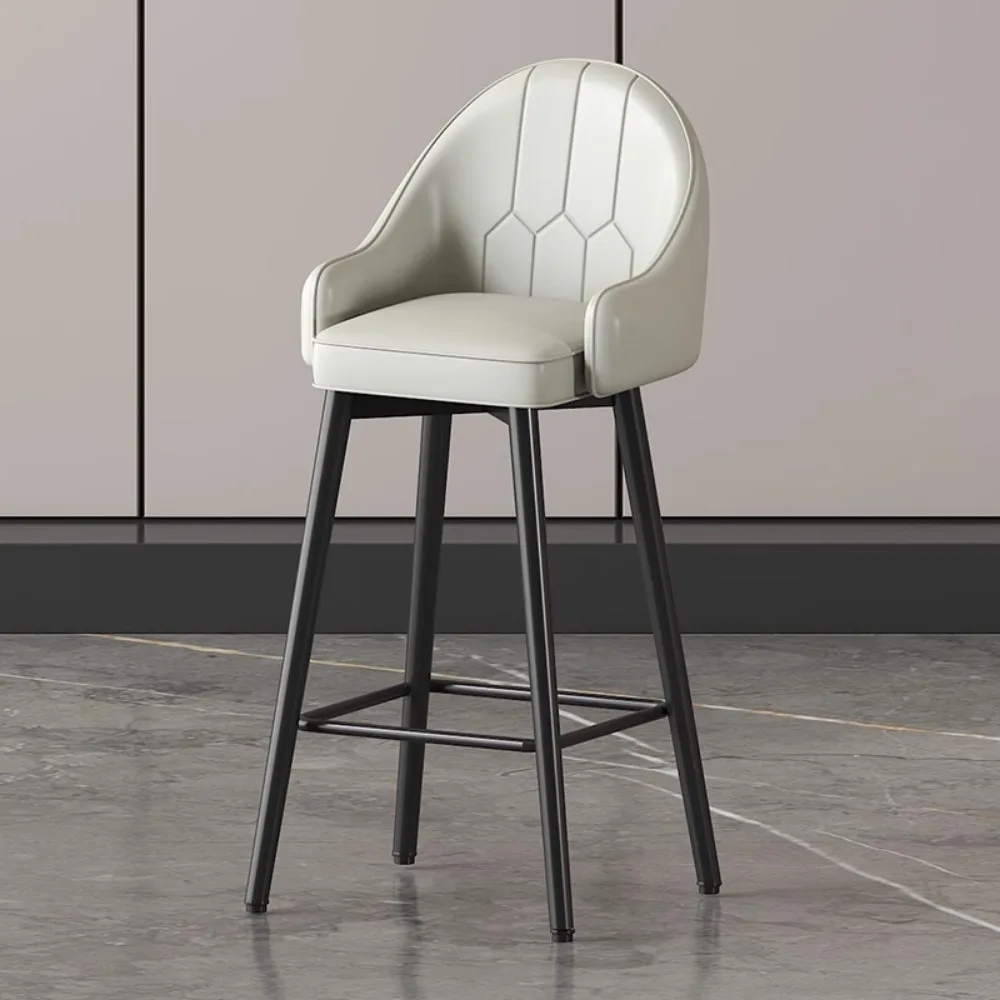 Modern Luxury Bar Stools Unique Designer Nordic Bedroom High Chairs Barber Minimalist Tabourets De Bar Interior Decorations