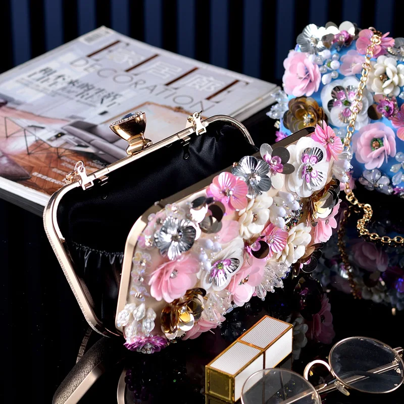 Floral Wedding Clutch