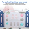 Foldable Playpen for Babies , Adjustable Shape Baby Fence, Safety Play Yard with Gate, Portable Play Area for Indoor or Outdoor 5