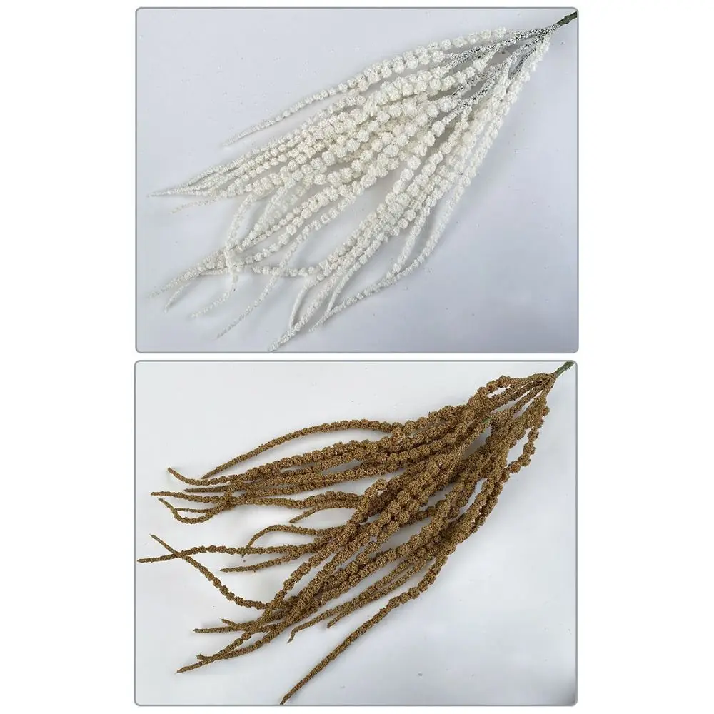Mehrfarbige künstliche hängende Pflanzenornamente aus Schaumstoff zum Aufhängen mit langen Quasten, Foto-Requisiten, Zubehör, hängende Amaranthus-Blumen – Detail 10