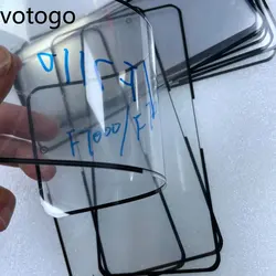 Verre d'écran pliant flexible avant et OCA pour Samsung Galaxy Z Flip, remplacement du couvercle de l'objectif tactile de l'écran LCD extérieur, 1, 2, 3, 4, 5G