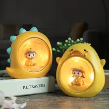 

Creative Cute Cartoon Dinosaur Ornament Night Light Personality Bedroom Decoration Lights Star Lamp Kids Toys Birthday Gift