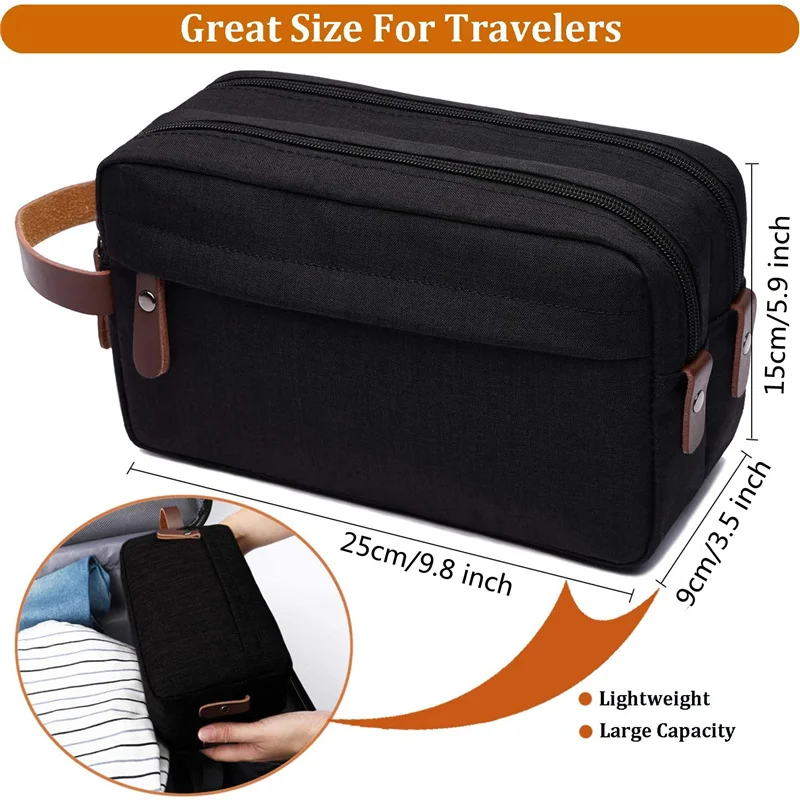 Travel Wash Bag Men Womens Toiletry Organizer