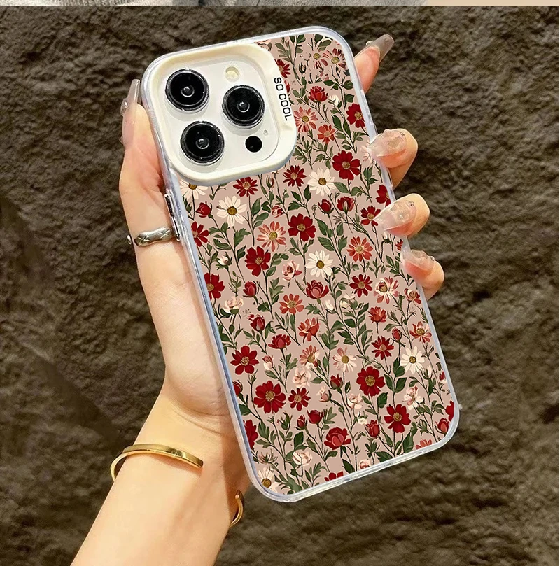 Daisy Flowers Hard Cover Phone Case