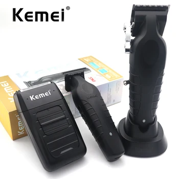Kemei KM-2296 KM-2299 KM-1102 Kit tagliacapelli professionale Rasoio elettrico Macchina per tagliare i capelli maschile Trimmer da uomo