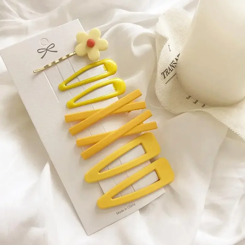 Sweet Candy Color Hair Clips Cute Ladies Hair Accessories Korean Style Hairpin For Girl Kids Gifts 5