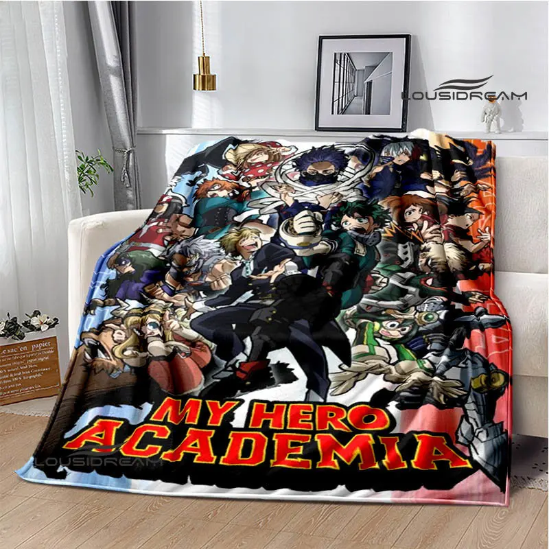 

My hero academic cartoon printing blanket fashion keeps warm beautiful blankets soft and comfortable blanket birthday gifts