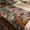 W-WWE World Wrestling LOGO TV GAME Blanket Children's Blanket High Quality Flannel Blankets Soft Comfortable Home Travel Blanket 3