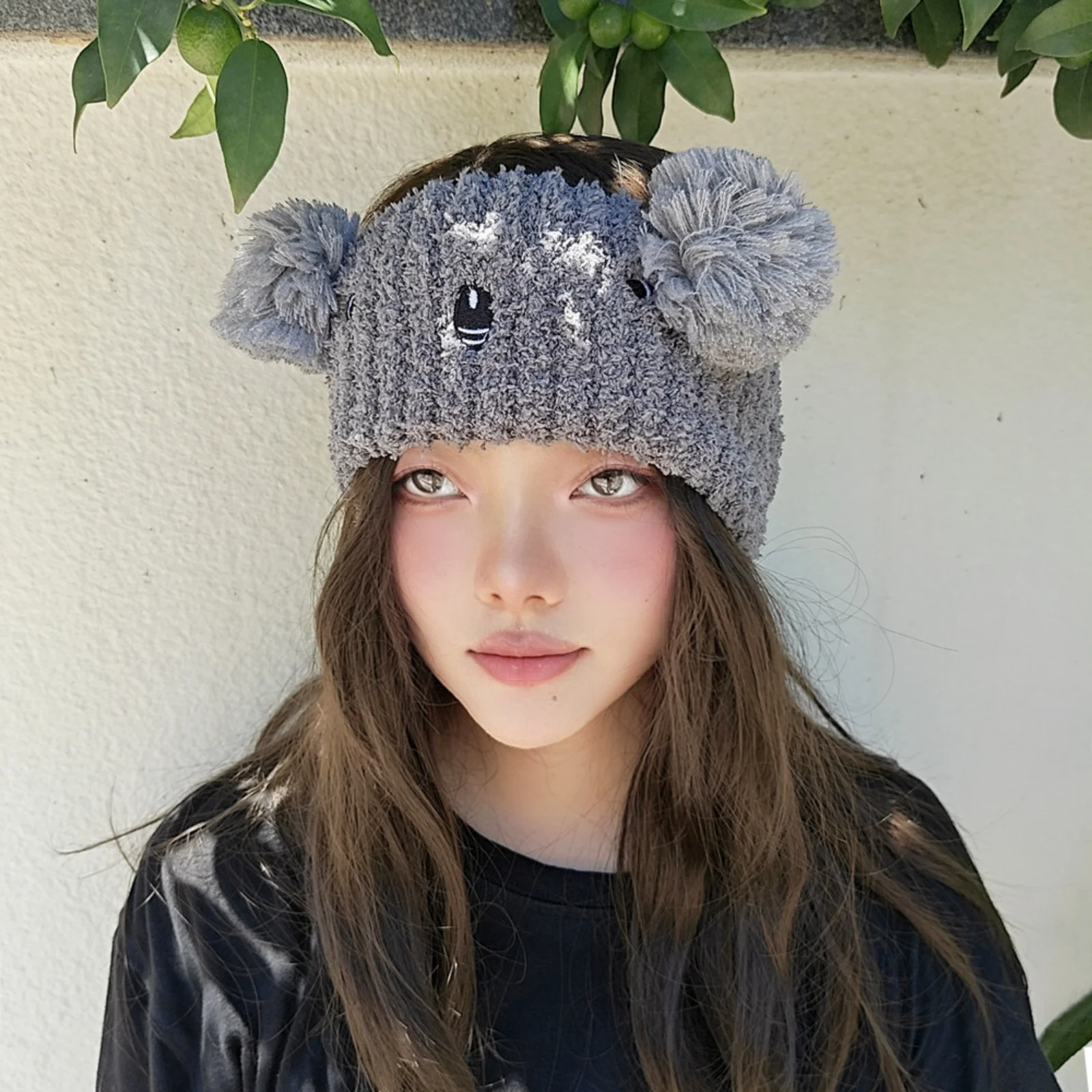 1PC Cute Animal Faux Fur Arm Warmers, Soft Fluffy Fingerless Gloves, Adorable Fox Bear-themed Winter Accessories